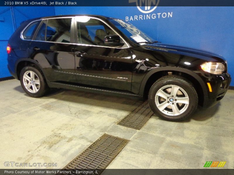Jet Black / Black 2010 BMW X5 xDrive48i