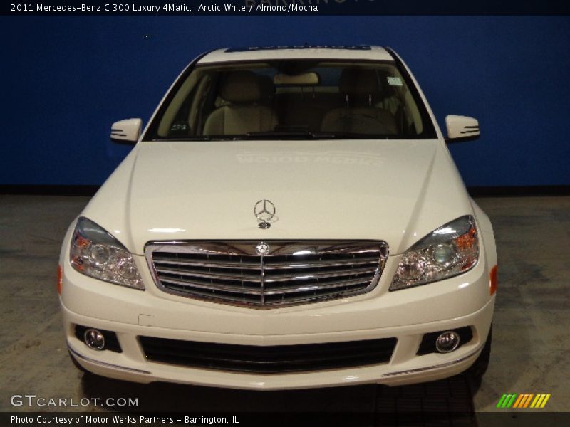 Arctic White / Almond/Mocha 2011 Mercedes-Benz C 300 Luxury 4Matic