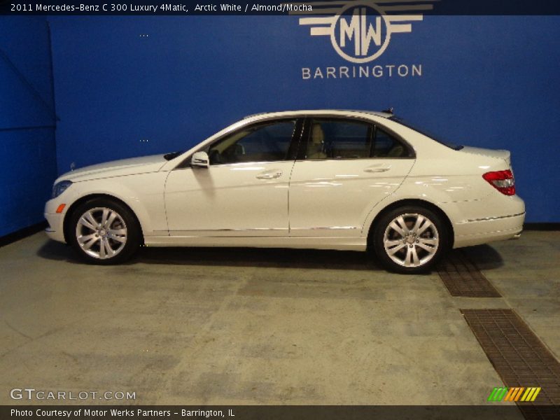 Arctic White / Almond/Mocha 2011 Mercedes-Benz C 300 Luxury 4Matic