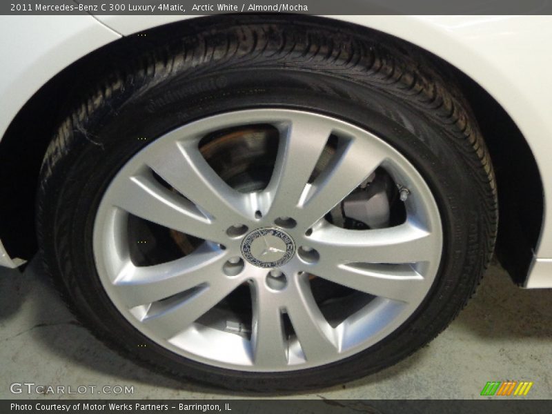 Arctic White / Almond/Mocha 2011 Mercedes-Benz C 300 Luxury 4Matic