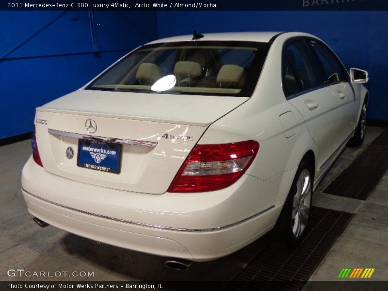 Arctic White / Almond/Mocha 2011 Mercedes-Benz C 300 Luxury 4Matic