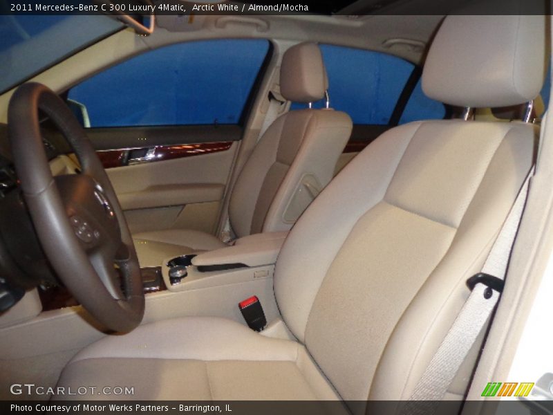 Arctic White / Almond/Mocha 2011 Mercedes-Benz C 300 Luxury 4Matic