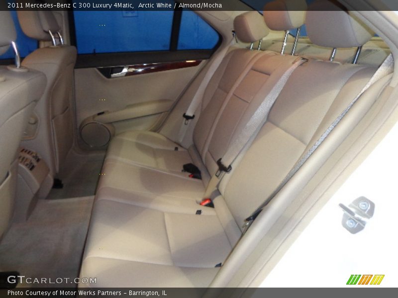 Arctic White / Almond/Mocha 2011 Mercedes-Benz C 300 Luxury 4Matic