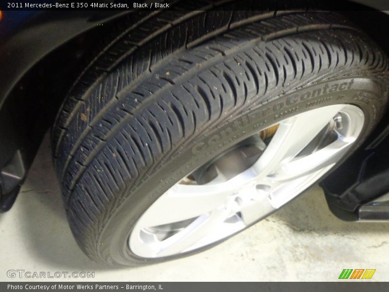 Black / Black 2011 Mercedes-Benz E 350 4Matic Sedan