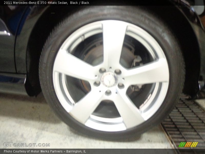 Black / Black 2011 Mercedes-Benz E 350 4Matic Sedan