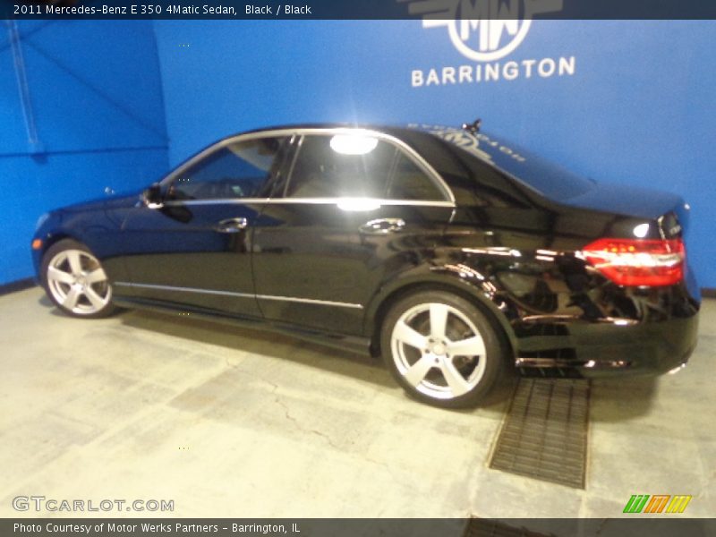 Black / Black 2011 Mercedes-Benz E 350 4Matic Sedan