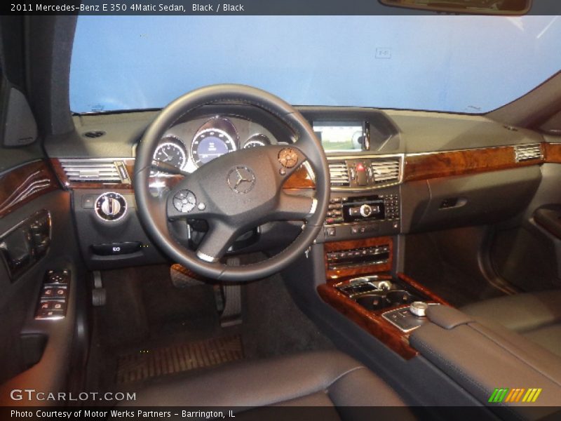 Black / Black 2011 Mercedes-Benz E 350 4Matic Sedan