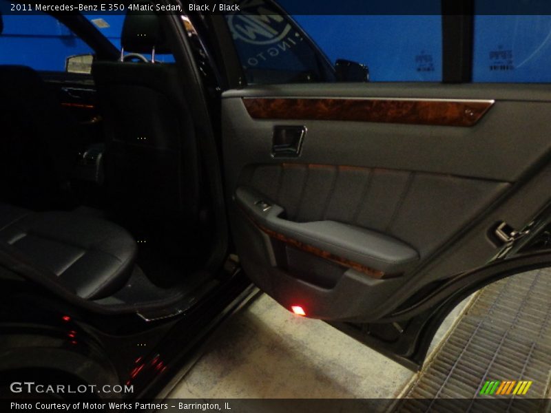 Black / Black 2011 Mercedes-Benz E 350 4Matic Sedan