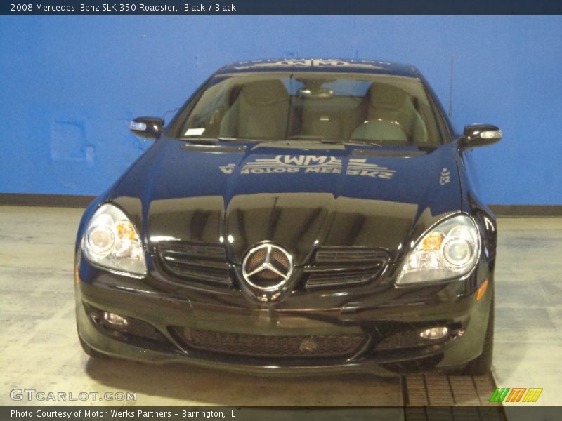 Black / Black 2008 Mercedes-Benz SLK 350 Roadster