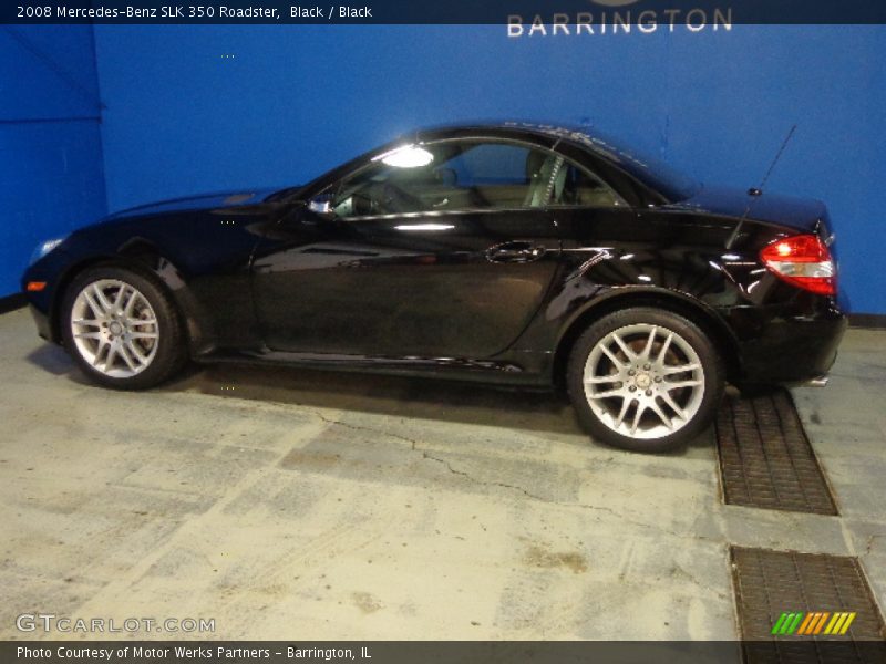 Black / Black 2008 Mercedes-Benz SLK 350 Roadster