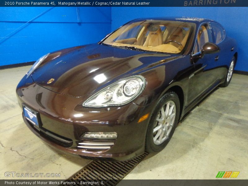 Mahogany Metallic / Cognac/Cedar Natural Leather 2010 Porsche Panamera 4S