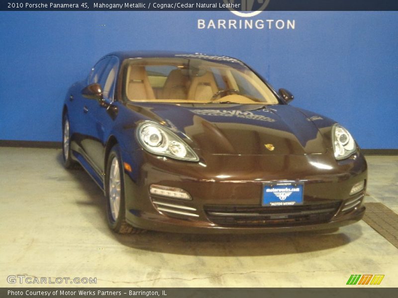 Mahogany Metallic / Cognac/Cedar Natural Leather 2010 Porsche Panamera 4S