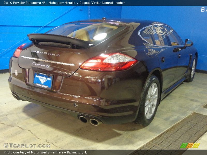 Mahogany Metallic / Cognac/Cedar Natural Leather 2010 Porsche Panamera 4S