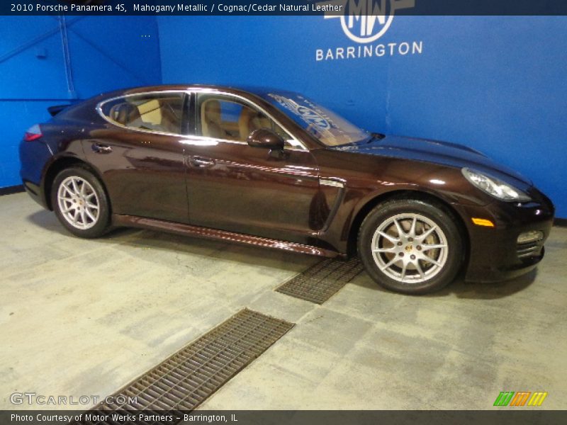 Mahogany Metallic / Cognac/Cedar Natural Leather 2010 Porsche Panamera 4S