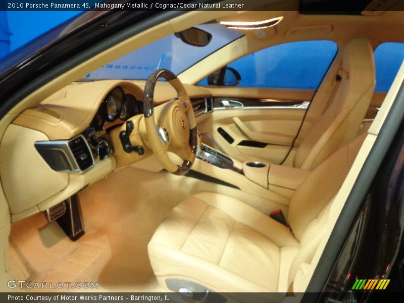 Mahogany Metallic / Cognac/Cedar Natural Leather 2010 Porsche Panamera 4S