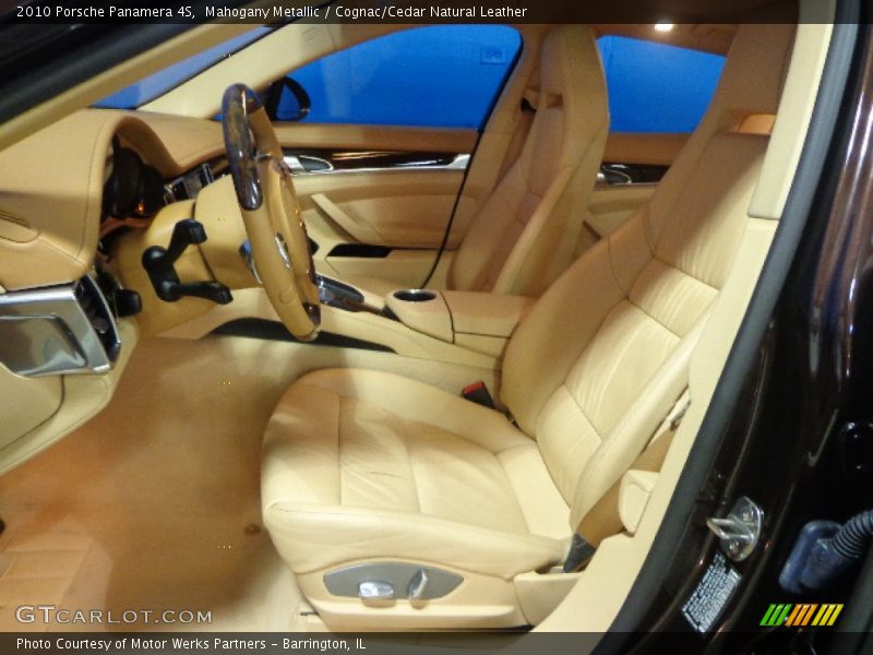 Mahogany Metallic / Cognac/Cedar Natural Leather 2010 Porsche Panamera 4S