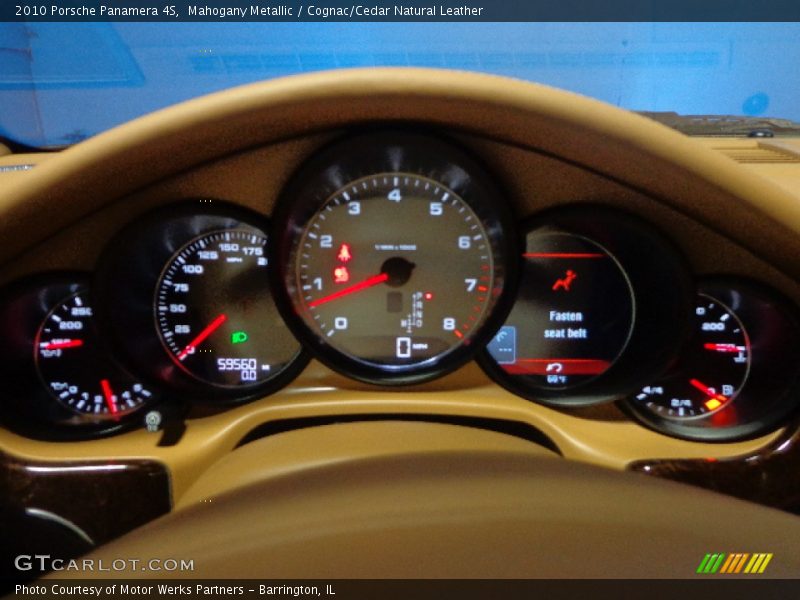 Mahogany Metallic / Cognac/Cedar Natural Leather 2010 Porsche Panamera 4S