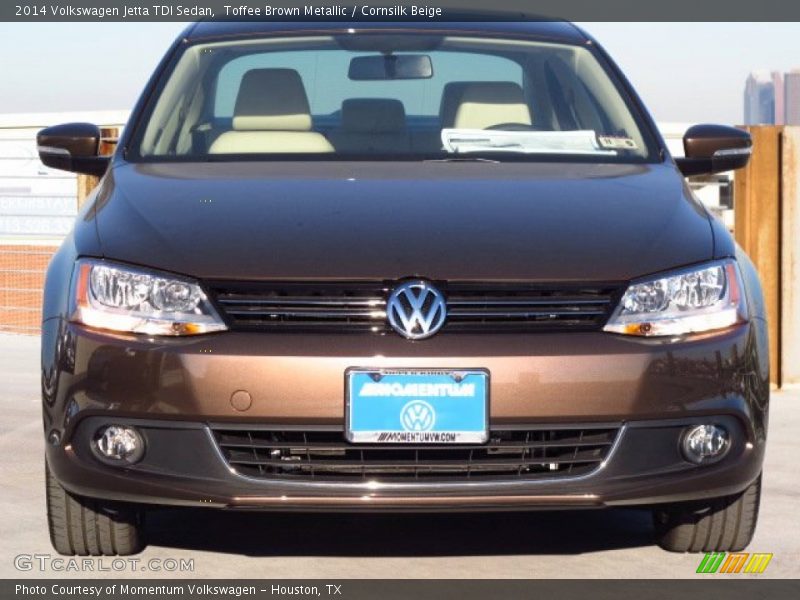 Toffee Brown Metallic / Cornsilk Beige 2014 Volkswagen Jetta TDI Sedan