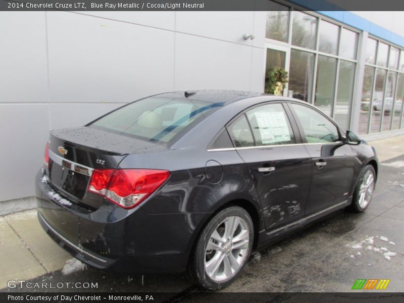 Blue Ray Metallic / Cocoa/Light Neutral 2014 Chevrolet Cruze LTZ