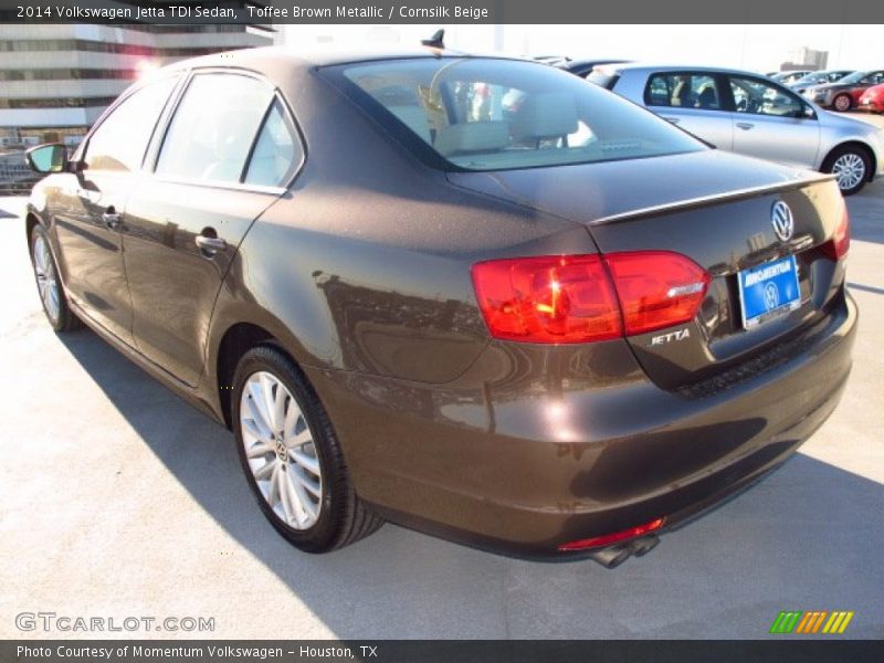 Toffee Brown Metallic / Cornsilk Beige 2014 Volkswagen Jetta TDI Sedan