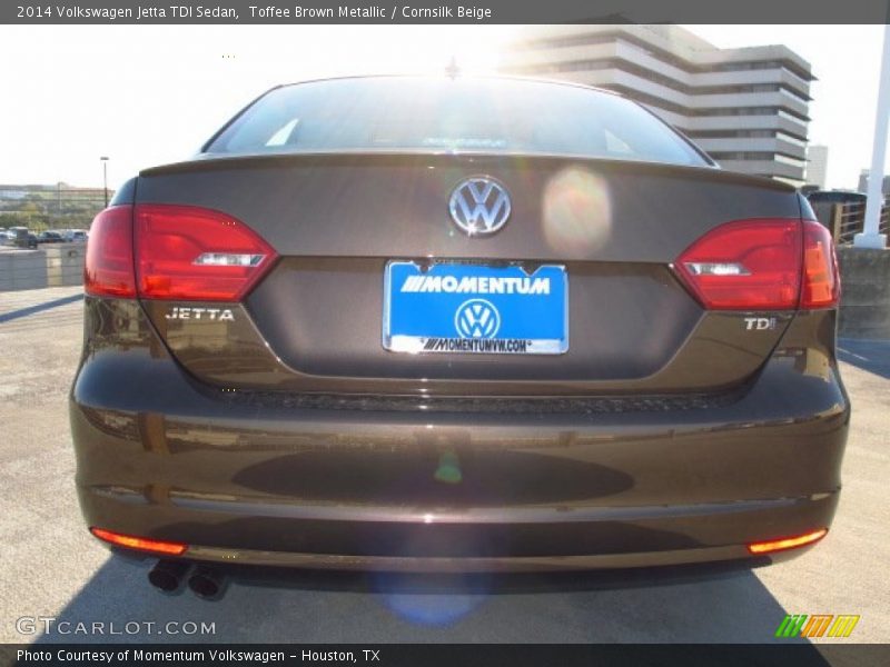 Toffee Brown Metallic / Cornsilk Beige 2014 Volkswagen Jetta TDI Sedan