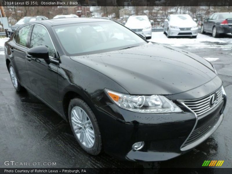 Obsidian Black / Black 2014 Lexus ES 350