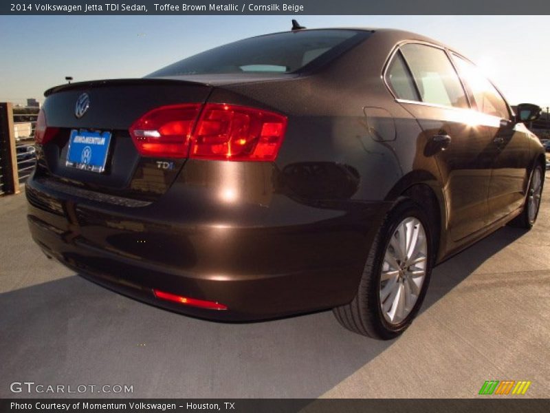 Toffee Brown Metallic / Cornsilk Beige 2014 Volkswagen Jetta TDI Sedan