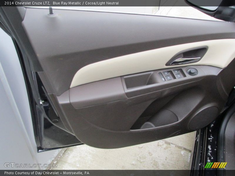Blue Ray Metallic / Cocoa/Light Neutral 2014 Chevrolet Cruze LTZ