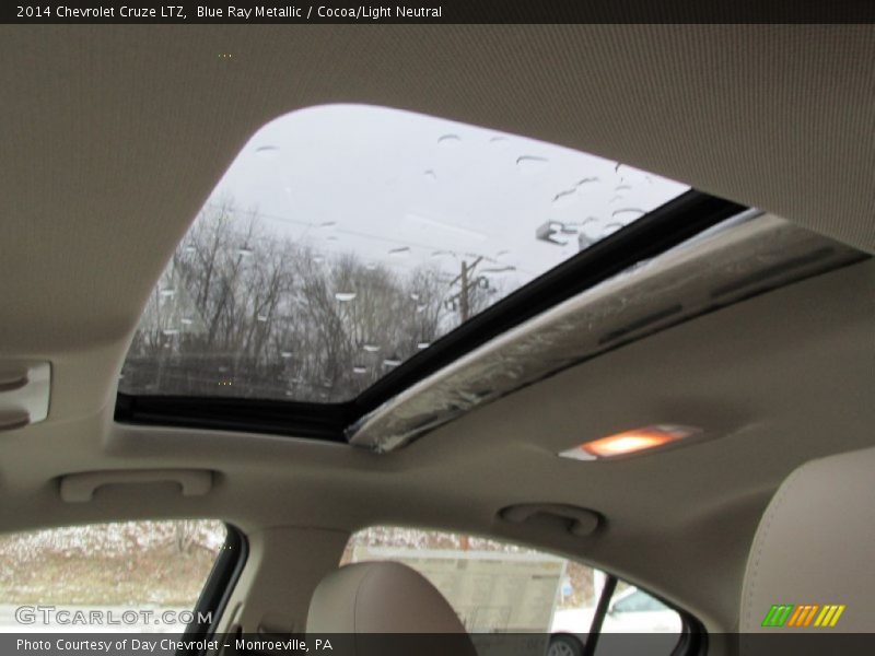 Blue Ray Metallic / Cocoa/Light Neutral 2014 Chevrolet Cruze LTZ