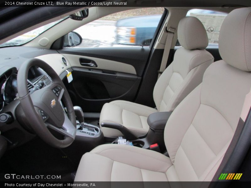 Blue Ray Metallic / Cocoa/Light Neutral 2014 Chevrolet Cruze LTZ