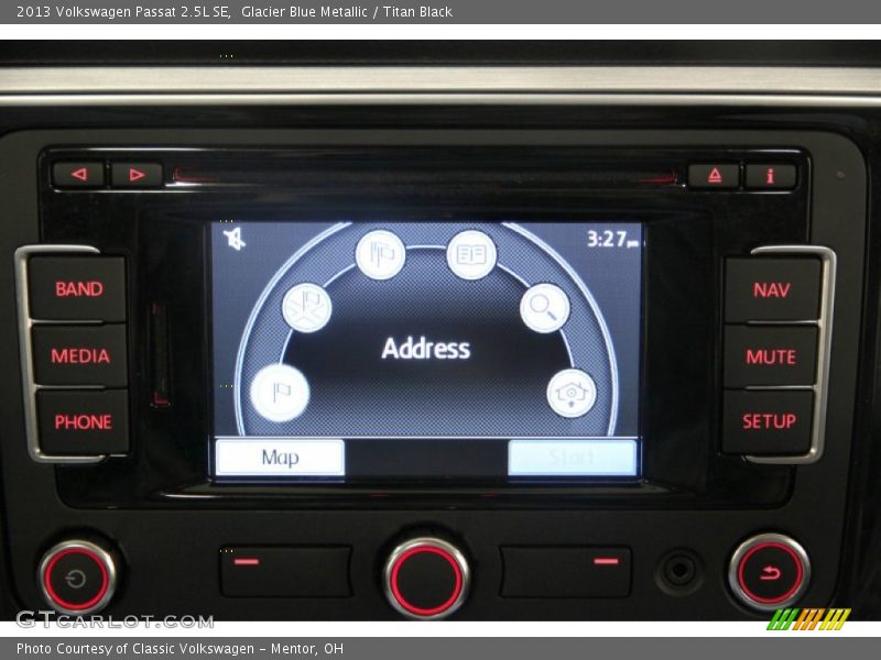 Glacier Blue Metallic / Titan Black 2013 Volkswagen Passat 2.5L SE