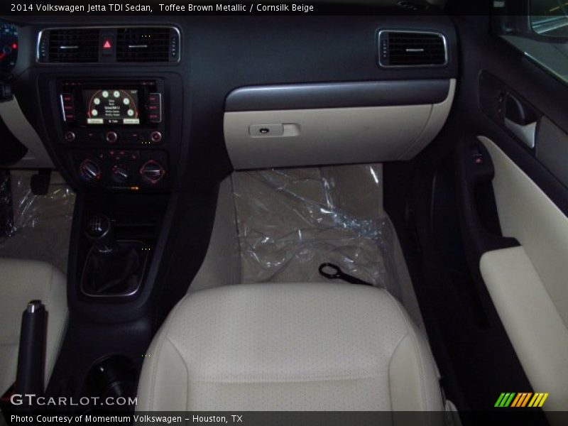 Toffee Brown Metallic / Cornsilk Beige 2014 Volkswagen Jetta TDI Sedan