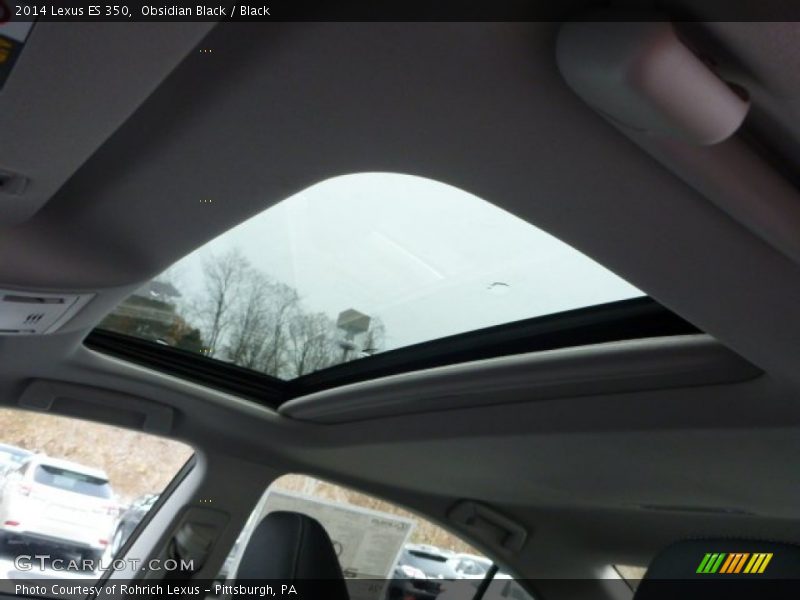 Obsidian Black / Black 2014 Lexus ES 350