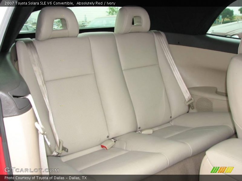 Absolutely Red / Ivory 2007 Toyota Solara SLE V6 Convertible