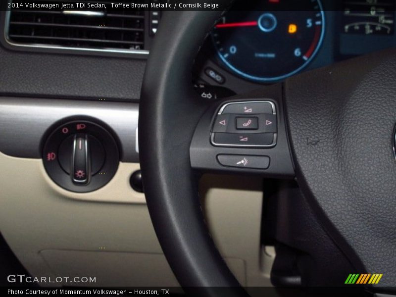 Toffee Brown Metallic / Cornsilk Beige 2014 Volkswagen Jetta TDI Sedan