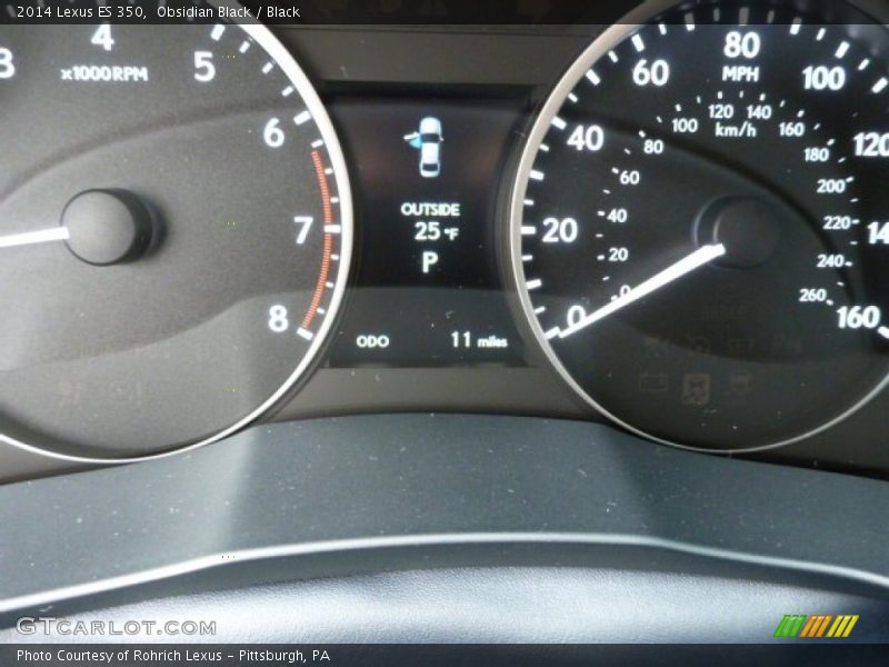 Obsidian Black / Black 2014 Lexus ES 350