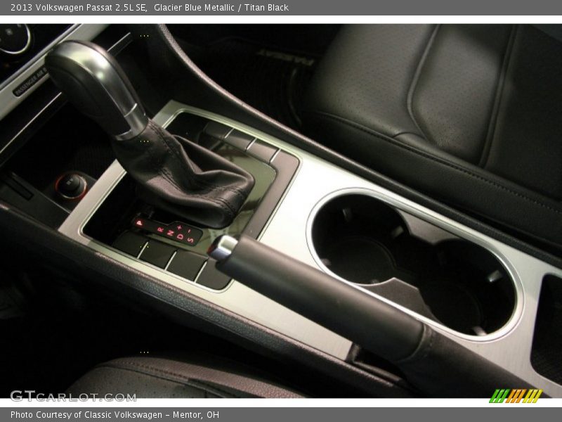 Glacier Blue Metallic / Titan Black 2013 Volkswagen Passat 2.5L SE