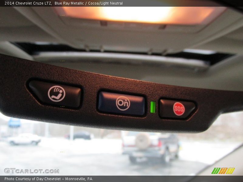 Blue Ray Metallic / Cocoa/Light Neutral 2014 Chevrolet Cruze LTZ