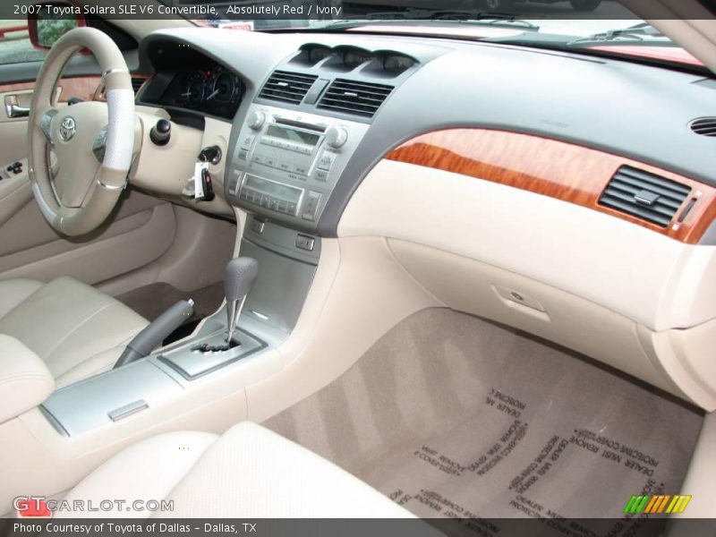 Absolutely Red / Ivory 2007 Toyota Solara SLE V6 Convertible