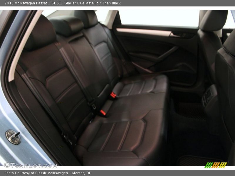Glacier Blue Metallic / Titan Black 2013 Volkswagen Passat 2.5L SE