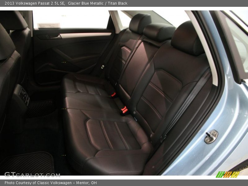 Glacier Blue Metallic / Titan Black 2013 Volkswagen Passat 2.5L SE