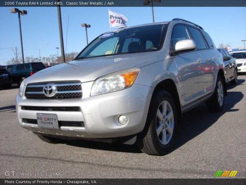 Classic Silver Metallic / Ash 2006 Toyota RAV4 Limited 4WD