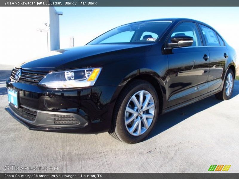 Black / Titan Black 2014 Volkswagen Jetta SE Sedan
