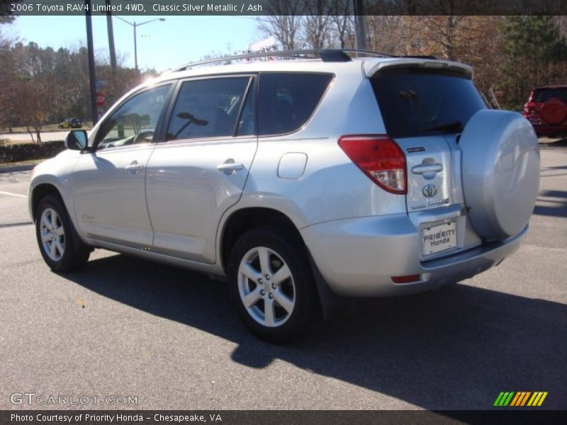 Classic Silver Metallic / Ash 2006 Toyota RAV4 Limited 4WD
