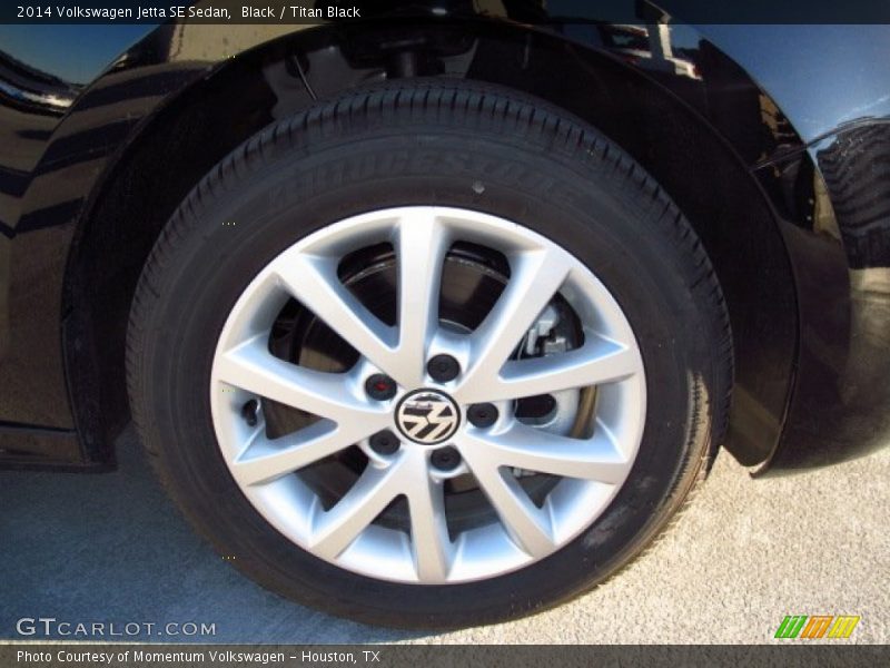Black / Titan Black 2014 Volkswagen Jetta SE Sedan