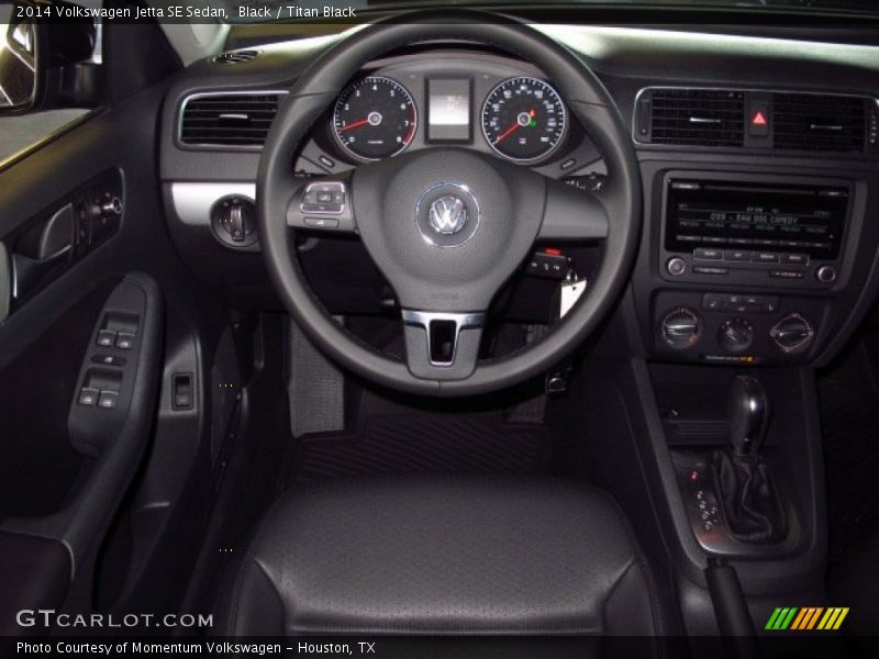Black / Titan Black 2014 Volkswagen Jetta SE Sedan