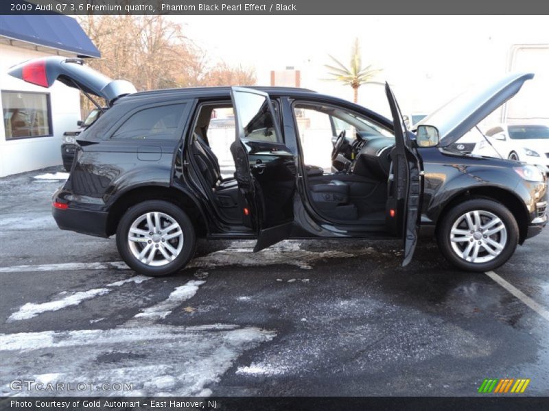 Phantom Black Pearl Effect / Black 2009 Audi Q7 3.6 Premium quattro