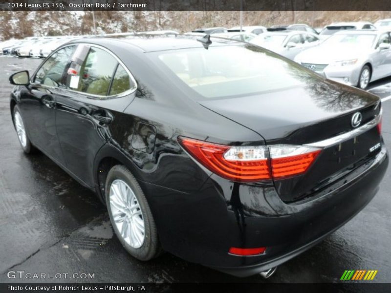 Obsidian Black / Parchment 2014 Lexus ES 350