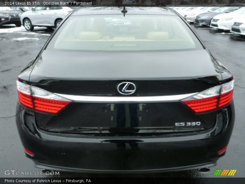 Obsidian Black / Parchment 2014 Lexus ES 350