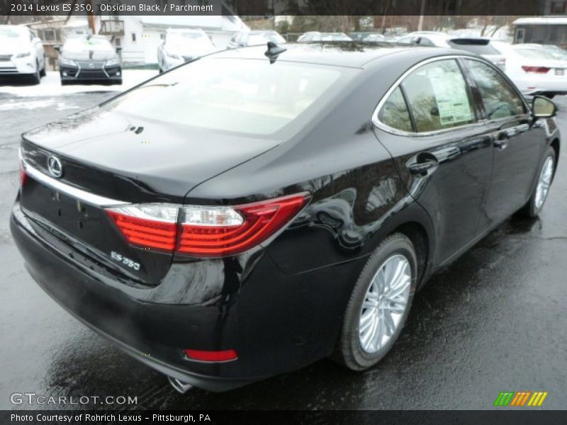 Obsidian Black / Parchment 2014 Lexus ES 350